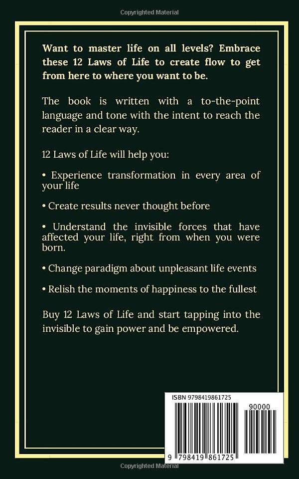 12 Laws of Life - Premium book from Concordia Style Boutique - Just $14.45! Shop now at Concordia Style Boutique