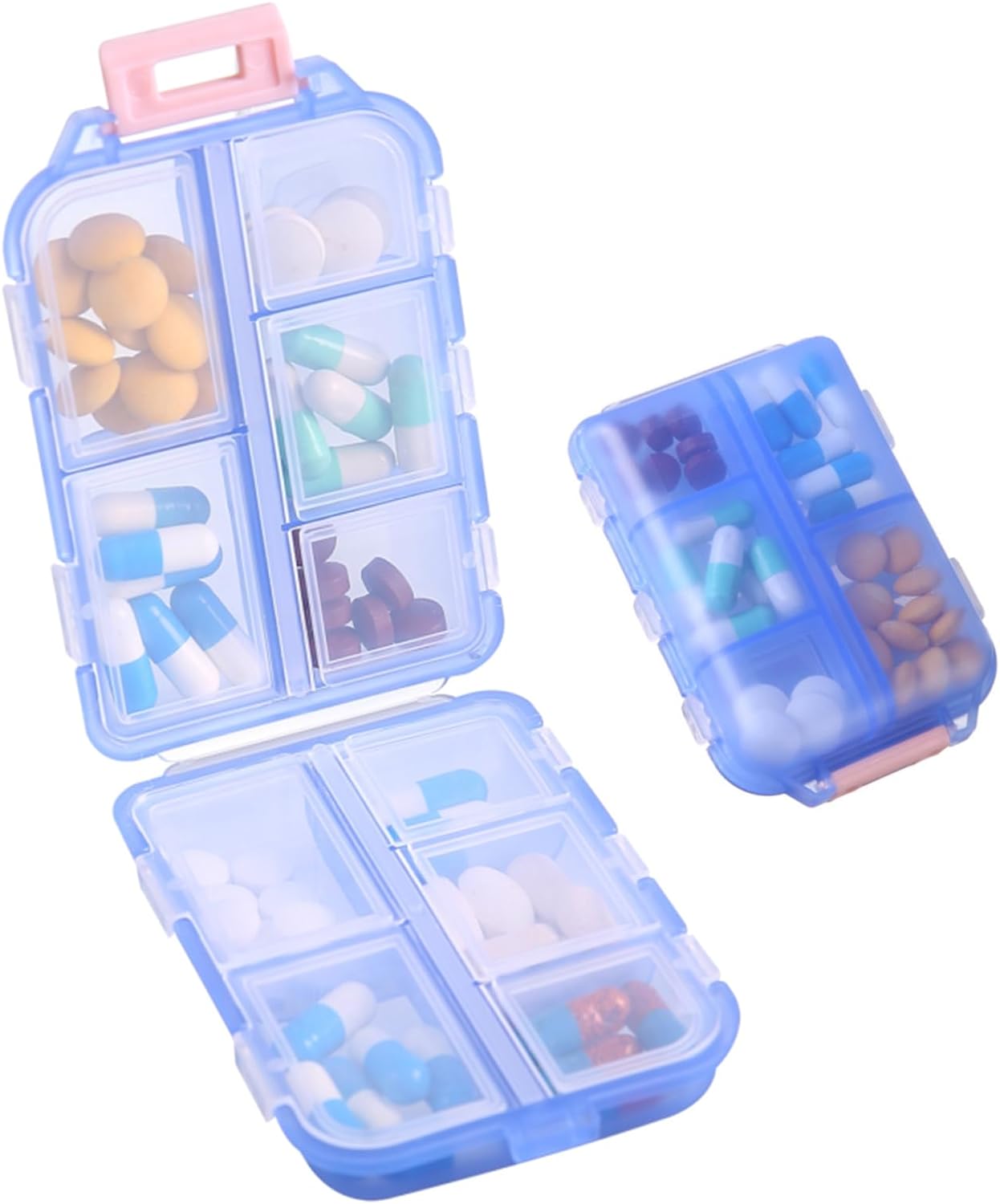 Travel Pill Organizer - 10 Compartments Pill Case, Compact and Portable Pill Box, Perfect for On-The-Go Storage, Pill Holder for Purse - Premium Travel Pill Organizer - from Concordia Style Boutique - Just $6.80! Shop now at Concordia Style Boutique