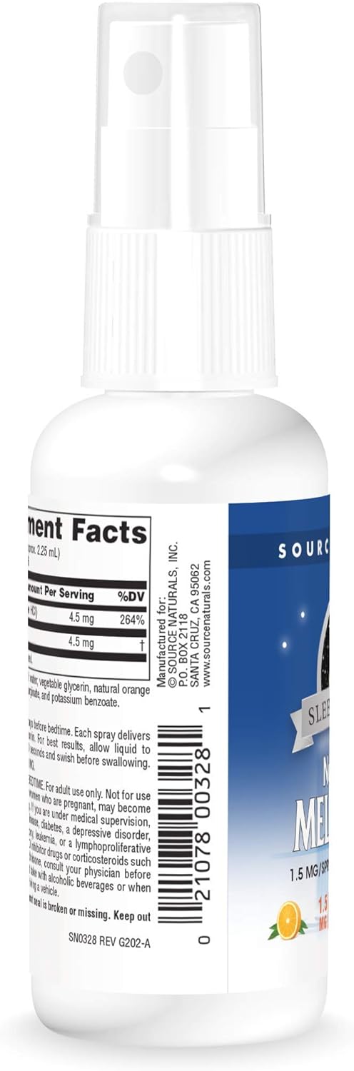 Melatonin Orange Flavored NutraSpray 1.5 mg - 2 Fluid oz - Premium Sleep Supplements from Concordia Style Boutique - Just $15.30! Shop now at Concordia Style Boutique