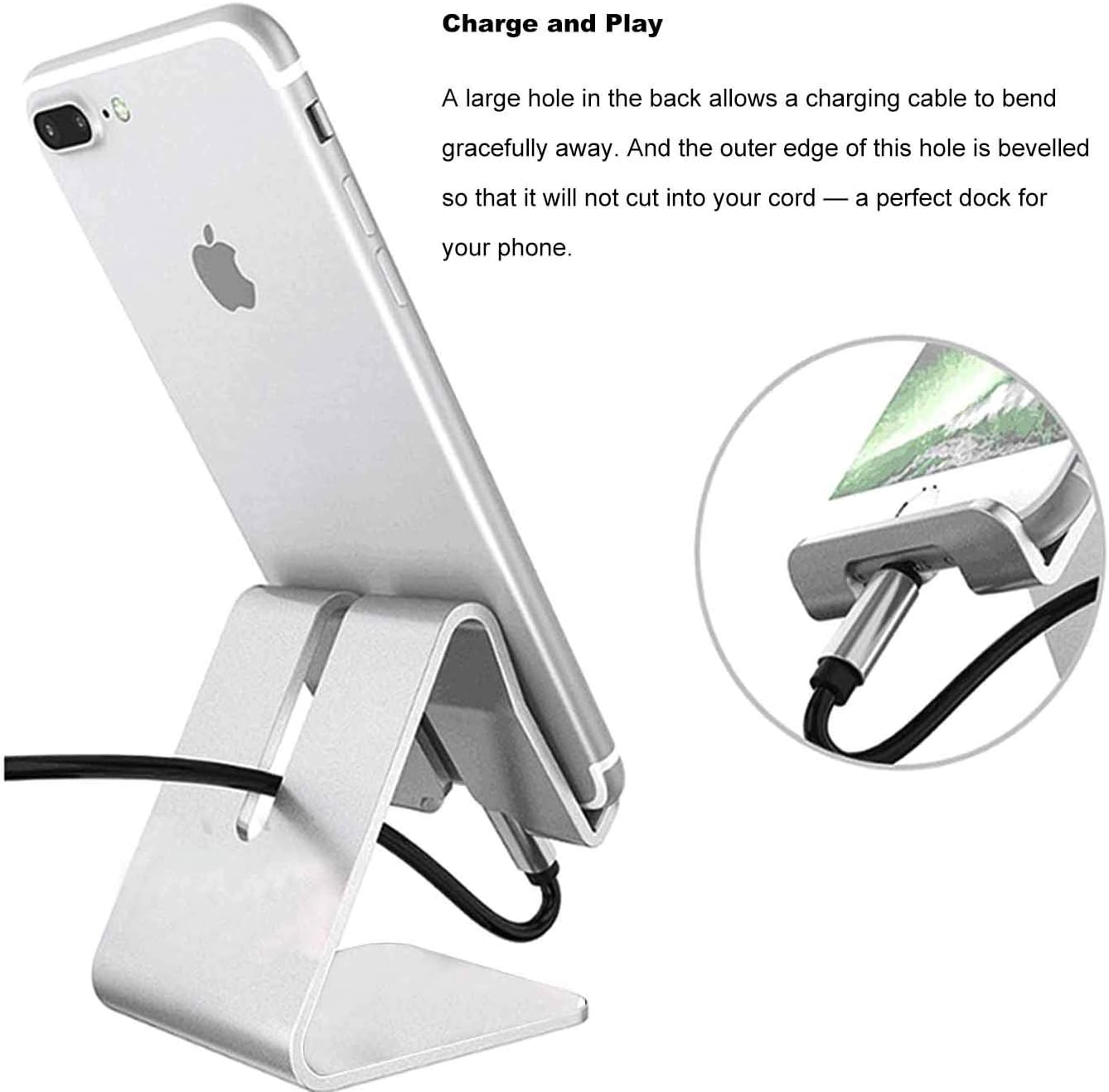 Tablet Stand,Phone Stand,Aluminum Solid Portablet Desktop Holder Dock Compatible with Phone 13 12 11 XR MAX XS Max XR,New iPad 2018 Pro 9.7, 10.5, Air Mini 2 3 4, Kindle Tab (4-13 Inch) -Black - Premium Tablet Stand from Concordia Style Boutique - Just $6! Shop now at Concordia Style Boutique
