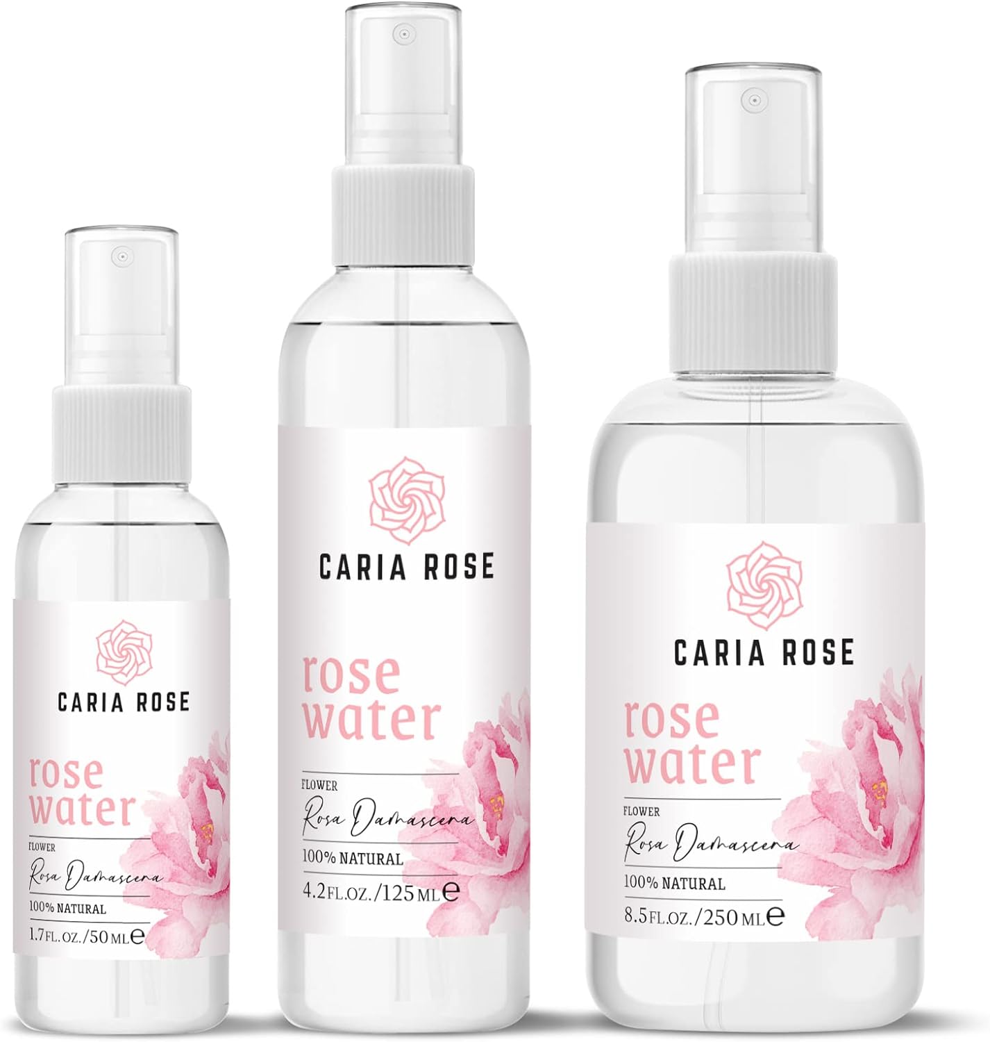 Rosewater Hydrating Spray Mist for Face & Hair | Rose Water Toner (1.7 oz (Travel Size)) - Premium rose water from Concordia Style Boutique - Just $12.24! Shop now at Concordia Style Boutique