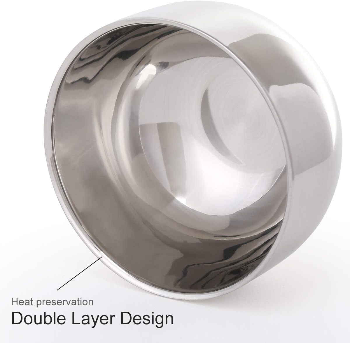 Men's Durable Shaving Soap Cup -  Shining High Quality - Double Layer - Stainless Steel - Heat Insulation - Smooth Shaving Mug Bowl - Premium Shaving Soap Bowls from Concordia Style Boutique - Just $8.98! Shop now at Concordia Style Boutique