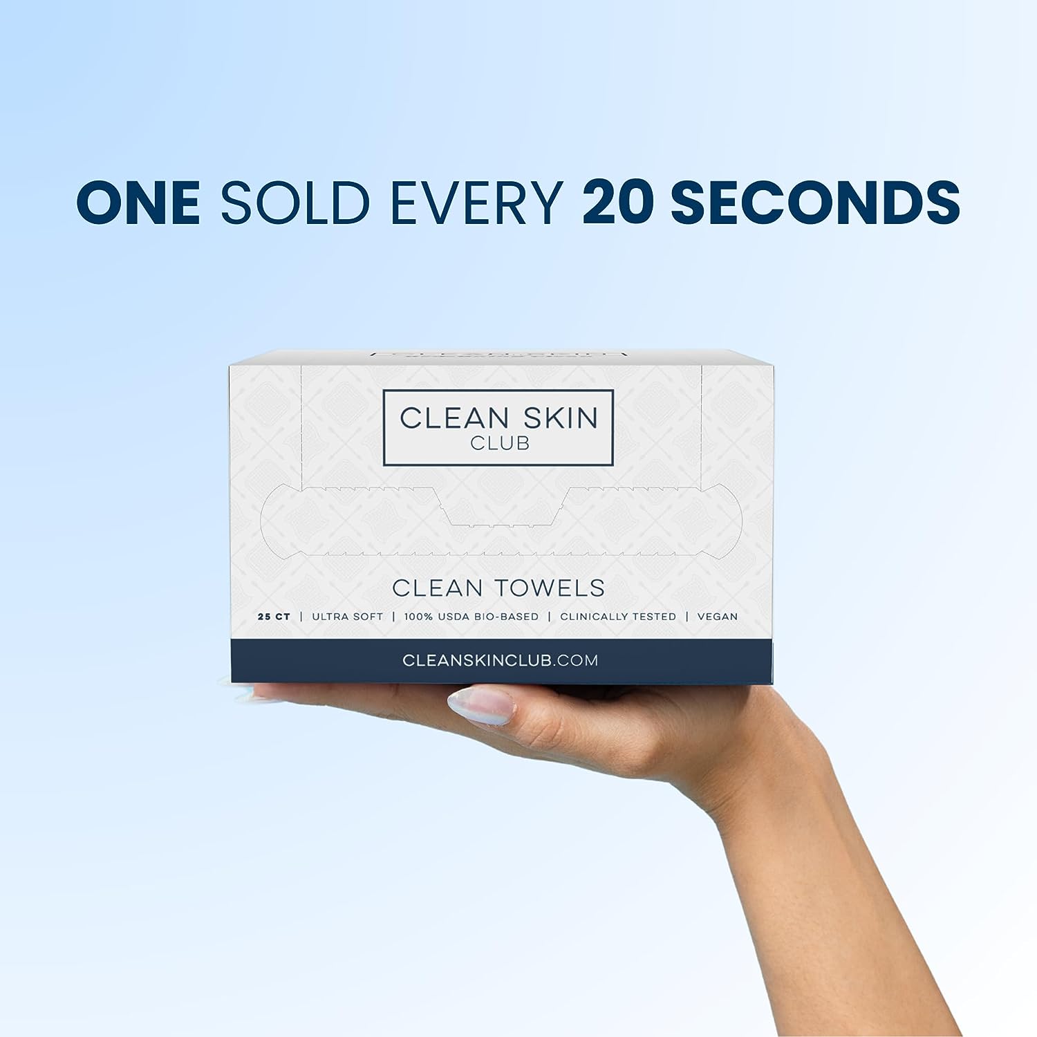 Clean Skin Club Clean Towels | Worlds 1ST Biodegradable Face Towel | Disposable Makeup Removing Wipes | Dermatology Tested & Approved | Vegan & Cruelty Free | Super Soft For Sensitive Skin - Premium Disposable Makeup Removing Wipes from Concordia Style Boutique - Just $20.48! Shop now at Concordia Style Boutique