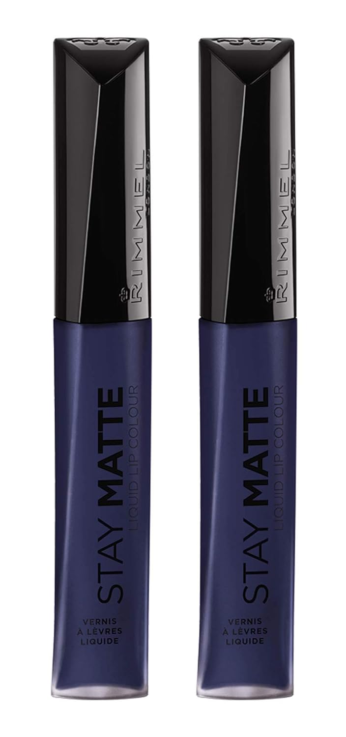 Rimmel London Stay Matte Liquid Lip Color with Full Coverage Kiss-Proof Waterproof Matte Lipstick Formula that Lasts 12 Hours - 810 Plum This Show, .21oz - Premium lipstick from Concordia Style Boutique - Just $5! Shop now at Concordia Style Boutique