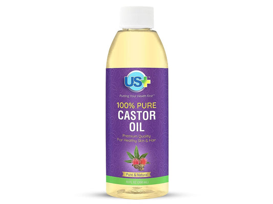 10oz US+  Pure Castor Oil - Cold-Pressed, Unrefined, Hexane-Free - USP Grade - Premium Quality for Healthy Skin & Hair - Premium Castor Oil from Concordia Style Boutique - Just $18.94! Shop now at Concordia Style Boutique