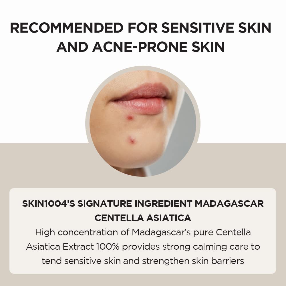 Madagascar Centella Asiatica Ampoule Facial Serum 1.85 fl.oz, 55ml, 100% Centella Asiatica Extract Soothes Acne Prone and Sensitive Skin - Premium  from Concordia Style Boutique - Just $27! Shop now at Concordia Style Boutique