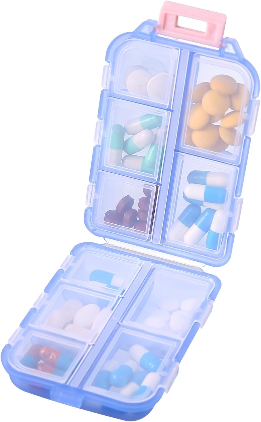 Travel Pill Organizer - 10 Compartments Pill Case, Compact and Portable Pill Box, Perfect for On-The-Go Storage, Pill Holder for Purse - Premium Travel Pill Organizer - from Concordia Style Boutique - Just $6.80! Shop now at Concordia Style Boutique