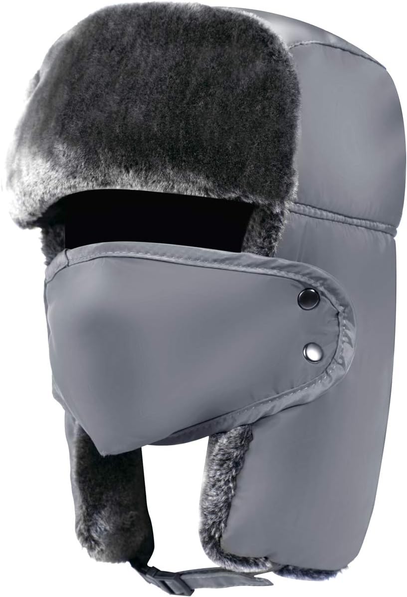 Trapper Hat Winter Hats for Men-  Trooper Hunting Ski Hat for Women -Ear Flap- Windproof Mask - Premium Bomber Hats from Concordia Style Boutique - Just $35.99! Shop now at Concordia Style Boutique