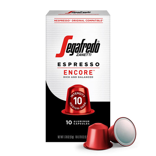 Segafredo Zanetti Forte Espresso Capsules, Extra Dark Roast, Intensity 12, Compatible with Nespresso Original Machines, 10 Count Aluminum Pods - Premium Espresso Capsules from Concordia Style Boutique - Just $9.91! Shop now at Concordia Style Boutique