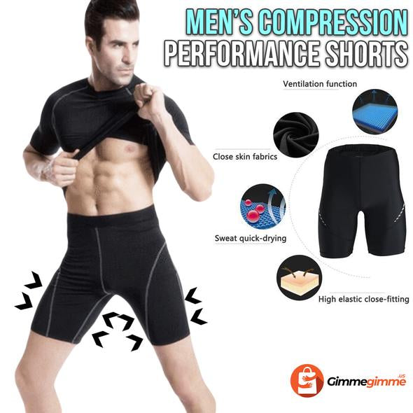 Men's Compression Performance Shorts - Premium Compression Performance Shorts from Concordia Style Boutique - Just $14.79! Shop now at Concordia Style Boutique