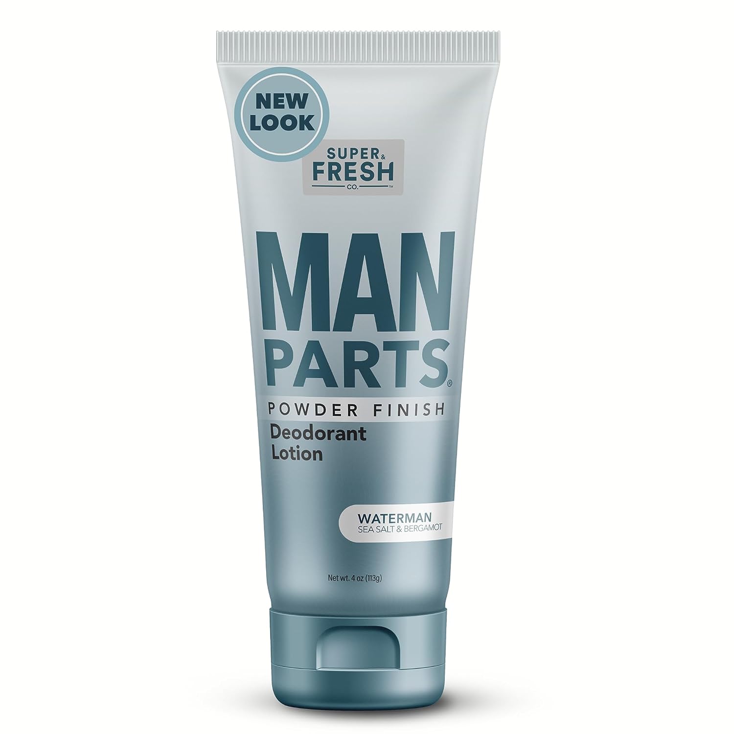 Man Parts - Deodorant for Men - POWDER LOTION - Men's Hygiene Cream for Groin, Butt, & Body - Fresh Control Odor, Anti Chafing, Stop Itch, Absorb Sweat - Aluminum Free - 4 oz Tube - Premium Deodorant from Concordia Style Boutique - Just $19.26! Shop now at Concordia Style Boutique