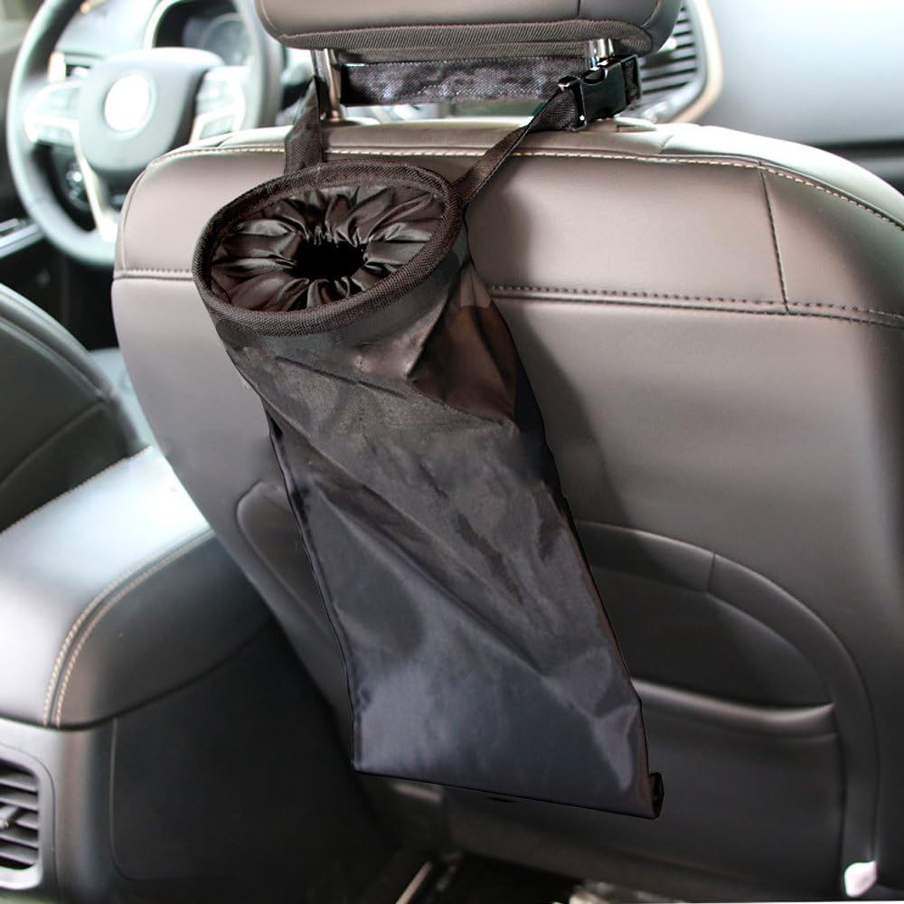 Universal Car Garbage Bag Back Seat Headrest Litter Trash Garbage Can (Black) - Premium Car Garbage Bag from Concordia Style Boutique - Just $12.49! Shop now at Concordia Style Boutique