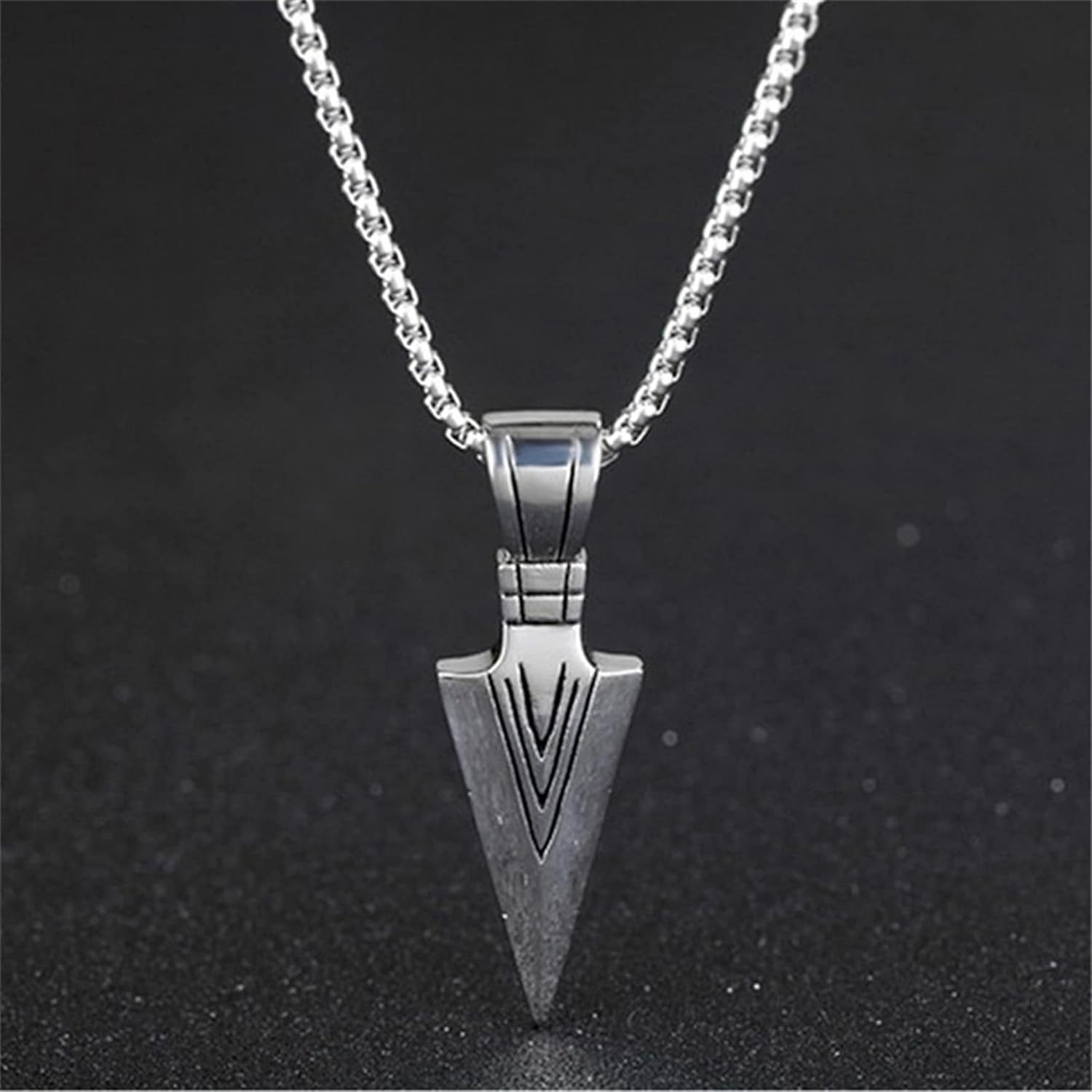 Simple Arrow Pendant Necklace Long Sweater Chain Minimalist Necklace for Women - Premium necklace from Concordia Style Boutique - Just $6.10! Shop now at Concordia Style Boutique