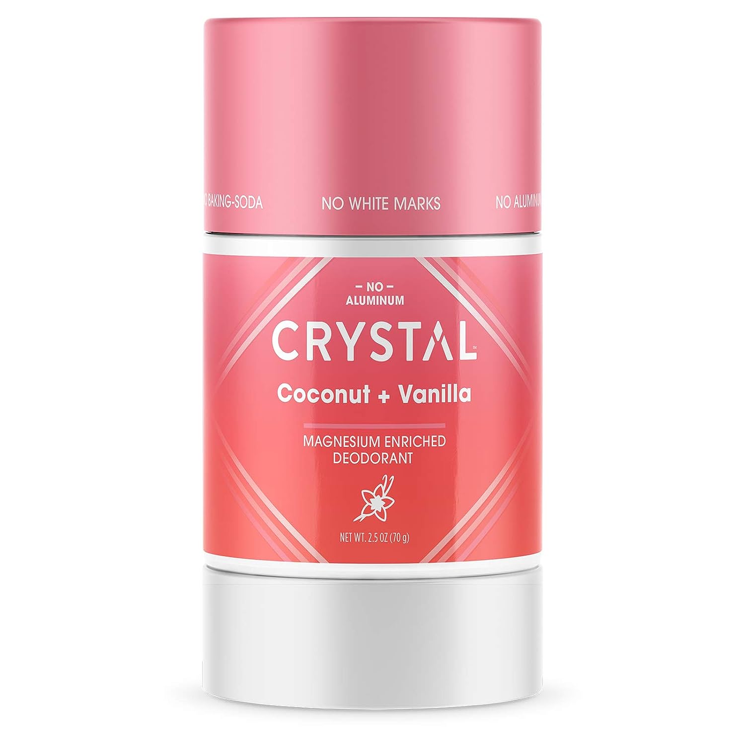 Crystal Magnesium Solid Stick Natural Deodorant, Non-Irritating Aluminum Free Deodorant for Men or Women, Safely and Effectively Fights Odor, Baking Soda Free, Coconut + Vanilla, 2.5 oz - Premium Deodorant from Concordia Style Boutique - Just $21.68! Shop now at Concordia Style Boutique