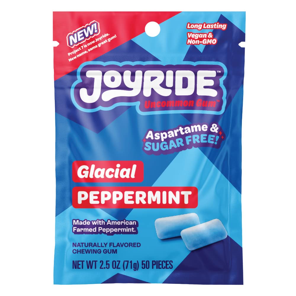 Project 7 - Chewing Gum - Aspartame Free, Sugar-Free & Low Carb | Long Lasting, Vegan, Non-GMO (Superfresh Spearmint, 50 Count (Pack of 1)) - Premium chewing gum from Concordia Style Boutique - Just $9.27! Shop now at Concordia Style Boutique