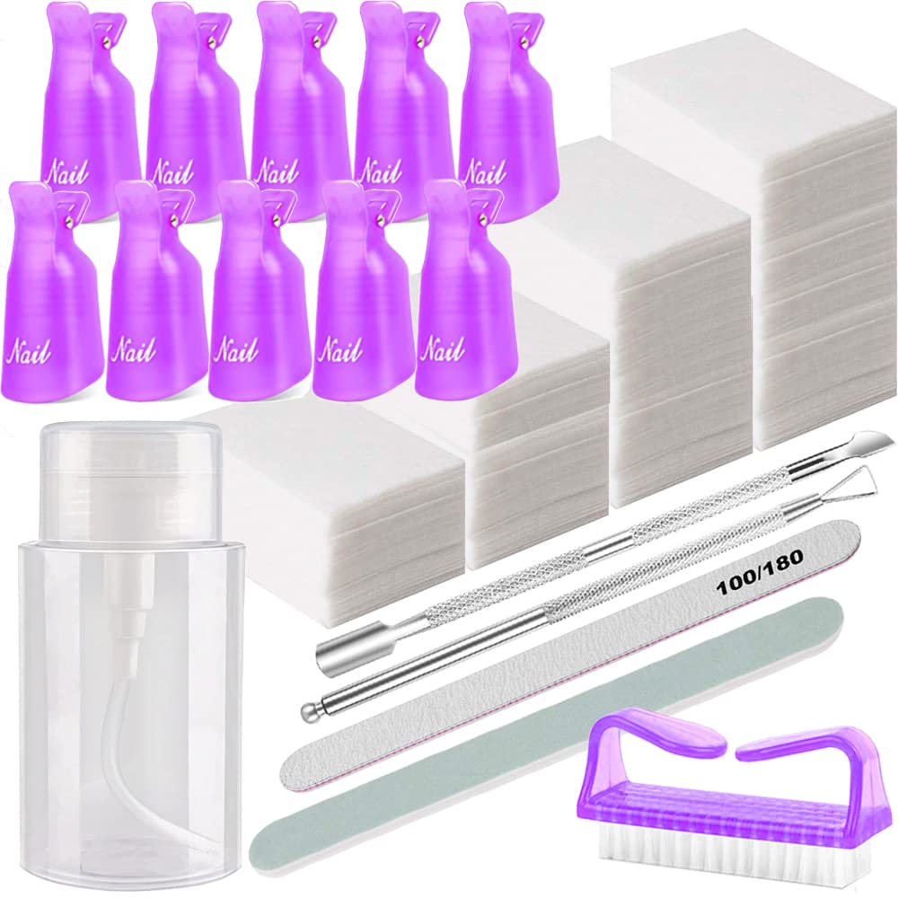 10 PC Plastic Acrylic Nail Art Soak Off Cap Clip-  UV Gel Polish Remover Wrap Tool (Pink) - Premium Plastic Acrylic Nail Art Soak Off Cap Clip from Concordia Style Boutique - Just $9.92! Shop now at Concordia Style Boutique