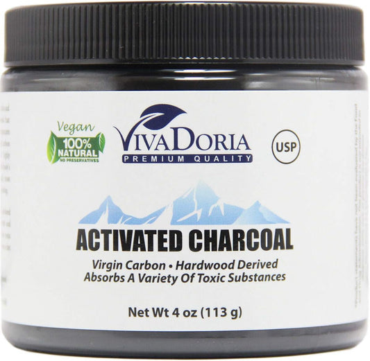 Activated Charcoal Powder, Hardwood Derived, Food Grade, 1.2 Oz Glass Jar - Premium Activated Charcoal from Concordia Style Boutique - Just $14.11! Shop now at Concordia Style Boutique