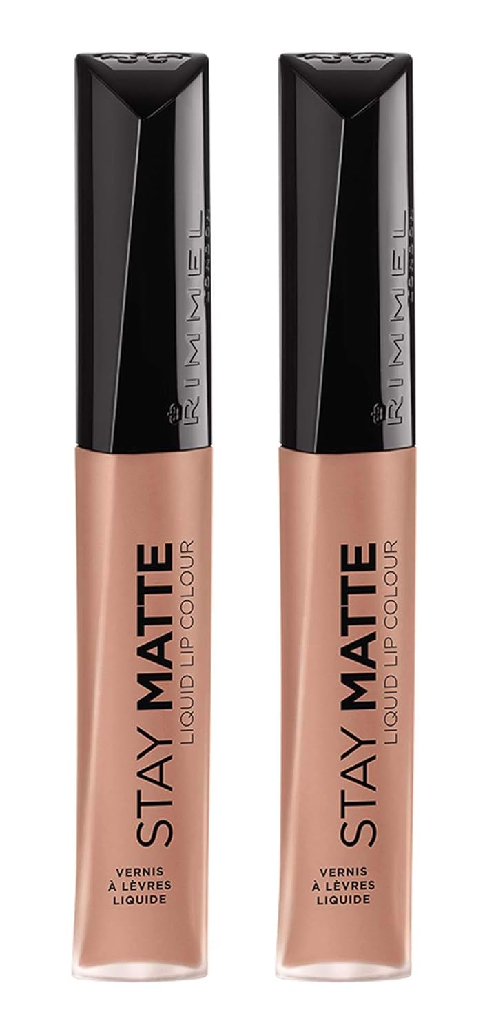 Rimmel London Stay Matte Liquid Lip Color with Full Coverage Kiss-Proof Waterproof Matte Lipstick Formula that Lasts 12 Hours - 810 Plum This Show, .21oz - Premium lipstick from Concordia Style Boutique - Just $5! Shop now at Concordia Style Boutique