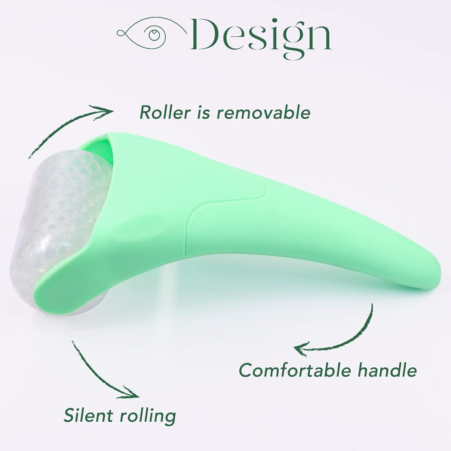 Ice Roller and Gua Sha Facial Tools, Skin Care Tools for Face Reduces Puffiness, Self Care Gift for Men Women - Green - Premium Facial Rollers from Concordia Style Boutique - Just $15.17! Shop now at Concordia Style Boutique