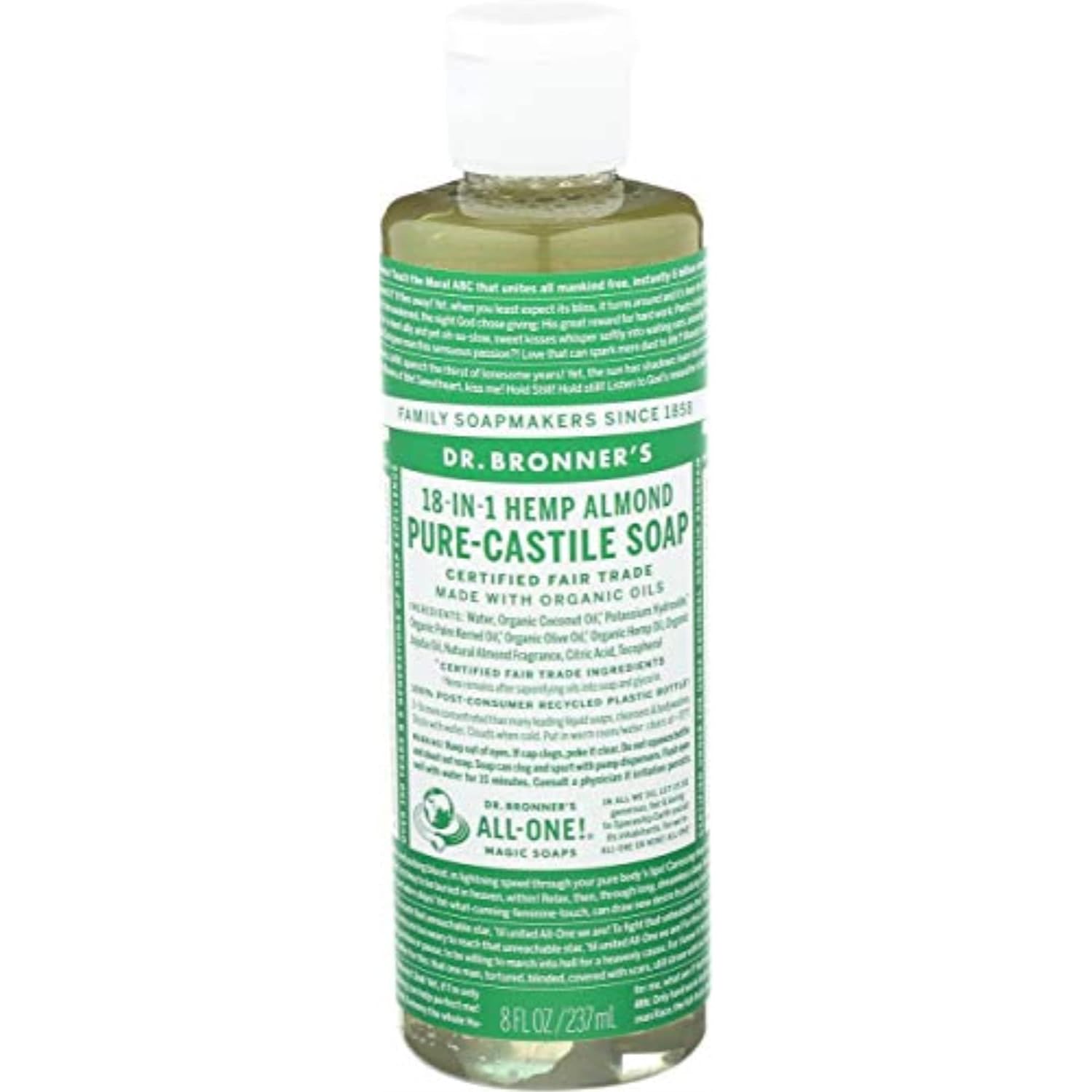 Dr. Bronner's - Pure-Castile Liquid Soap (Lavender, 8 ounce) - Made with Organic Oils, 18-in-1 Uses: Face, Body, Hair, Laundry, Pets and Dishes, Concentrated, Vegan, Non-GMO - Premium  from Concordia Style Boutique - Just $12.28! Shop now at Concordia Style Boutique