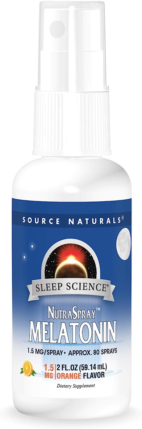 Melatonin Orange Flavored NutraSpray 1.5 mg - 2 Fluid oz - Premium Sleep Supplements from Concordia Style Boutique - Just $15.30! Shop now at Concordia Style Boutique