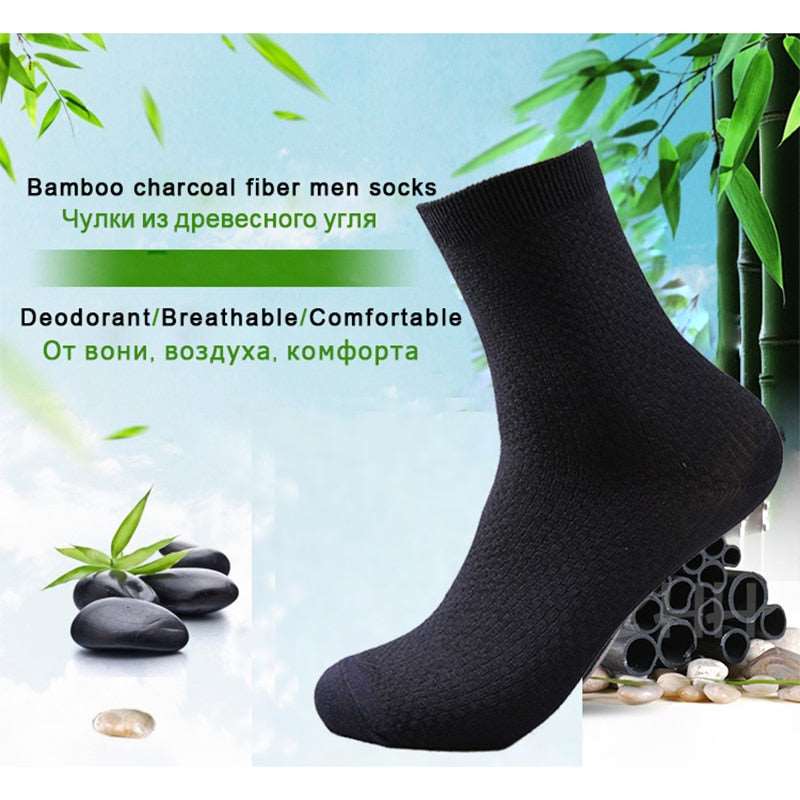 Bamboo Fiber Socks (10 Pairs ) - Premium Bamboo Fiber Socks from Concordia Style Boutique - Just $13.85! Shop now at Concordia Style Boutique