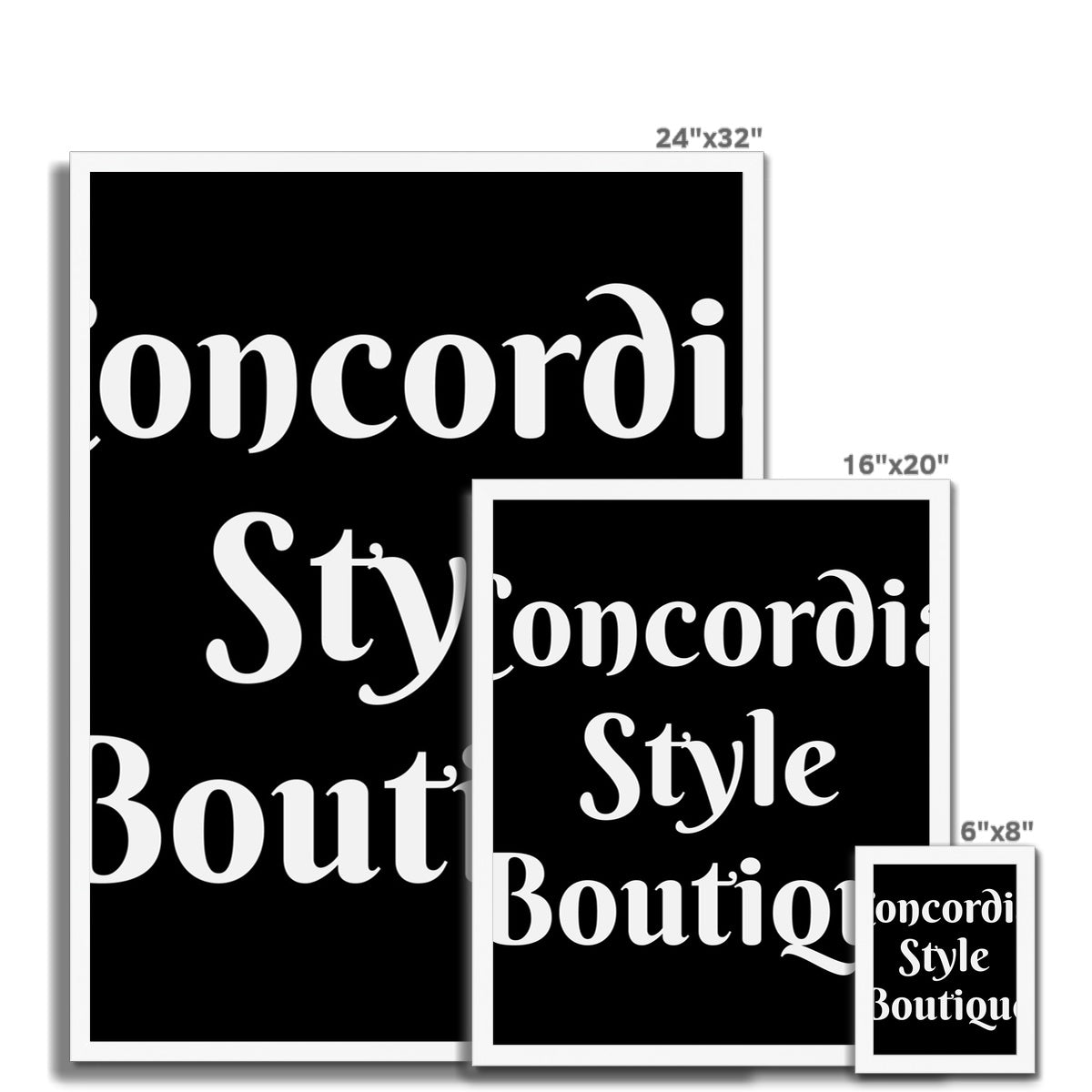 Concordia Style Boutique Budget Framed Poster