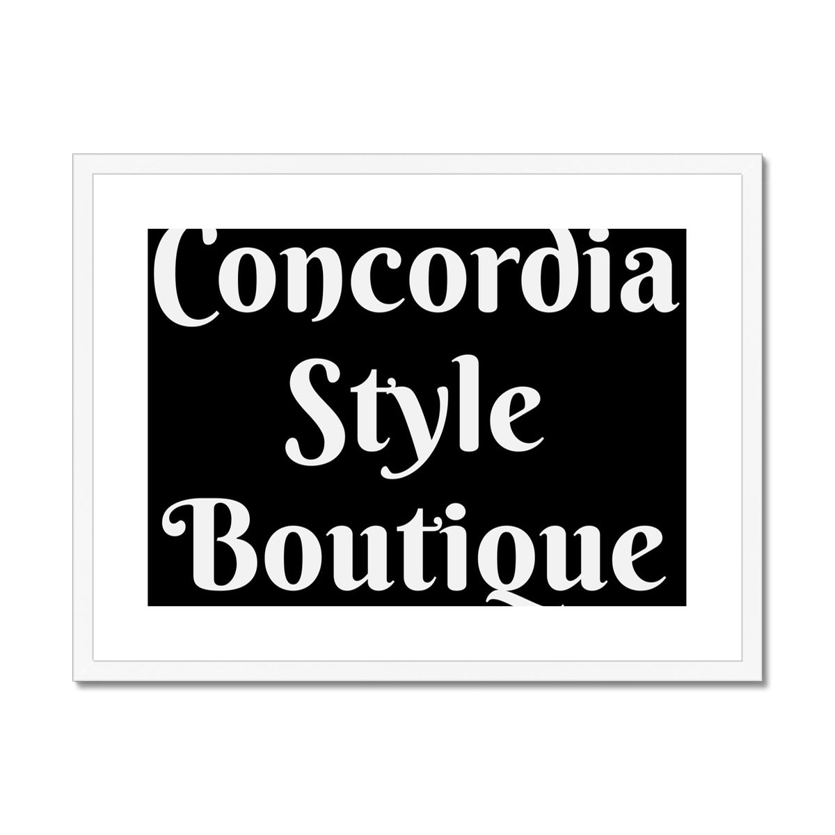 Concordia Style Boutique Framed & Mounted Print