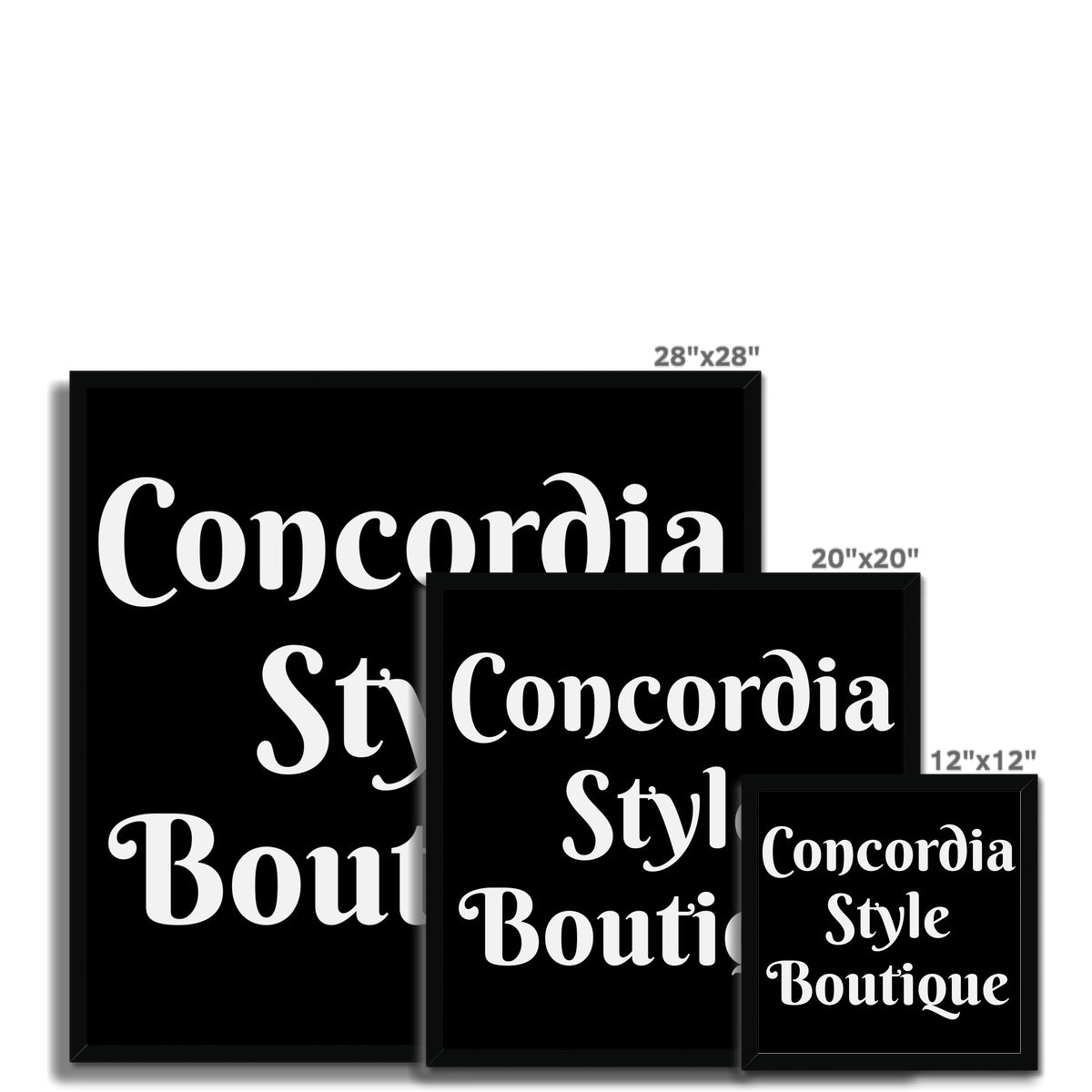 Concordia Style Boutique Framed Print