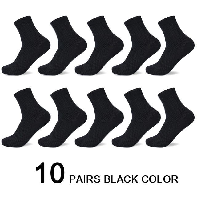 Bamboo Fiber Socks (10 Pairs ) - Premium Bamboo Fiber Socks from Concordia Style Boutique - Just $13.85! Shop now at Concordia Style Boutique