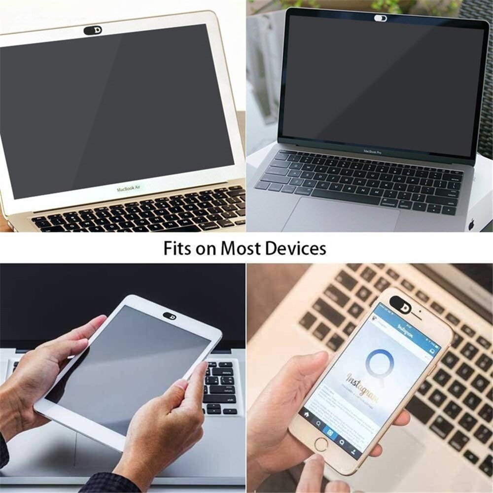 WebCam Cover Shutter Magnet Slider Universal Antispy Camera Cover For Web Laptop iPad PC Macbook Tablet lenses Privacy Sticker