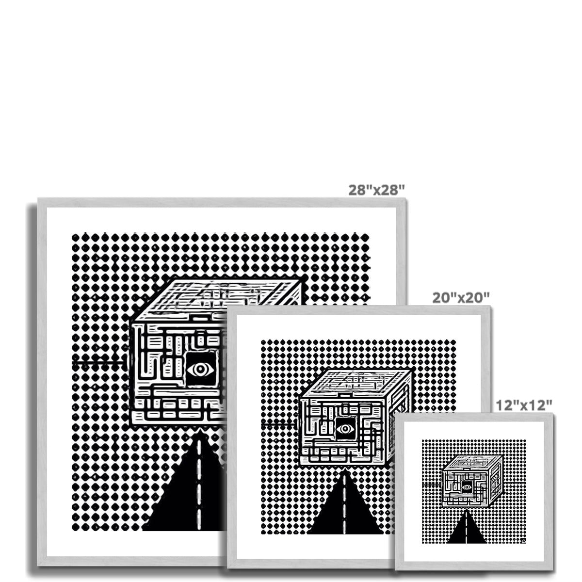 The Cube Antique Framed & Mounted Print - Premium Fine art from Prodigi - Just $28.60! Shop now at Concordia Style Boutique