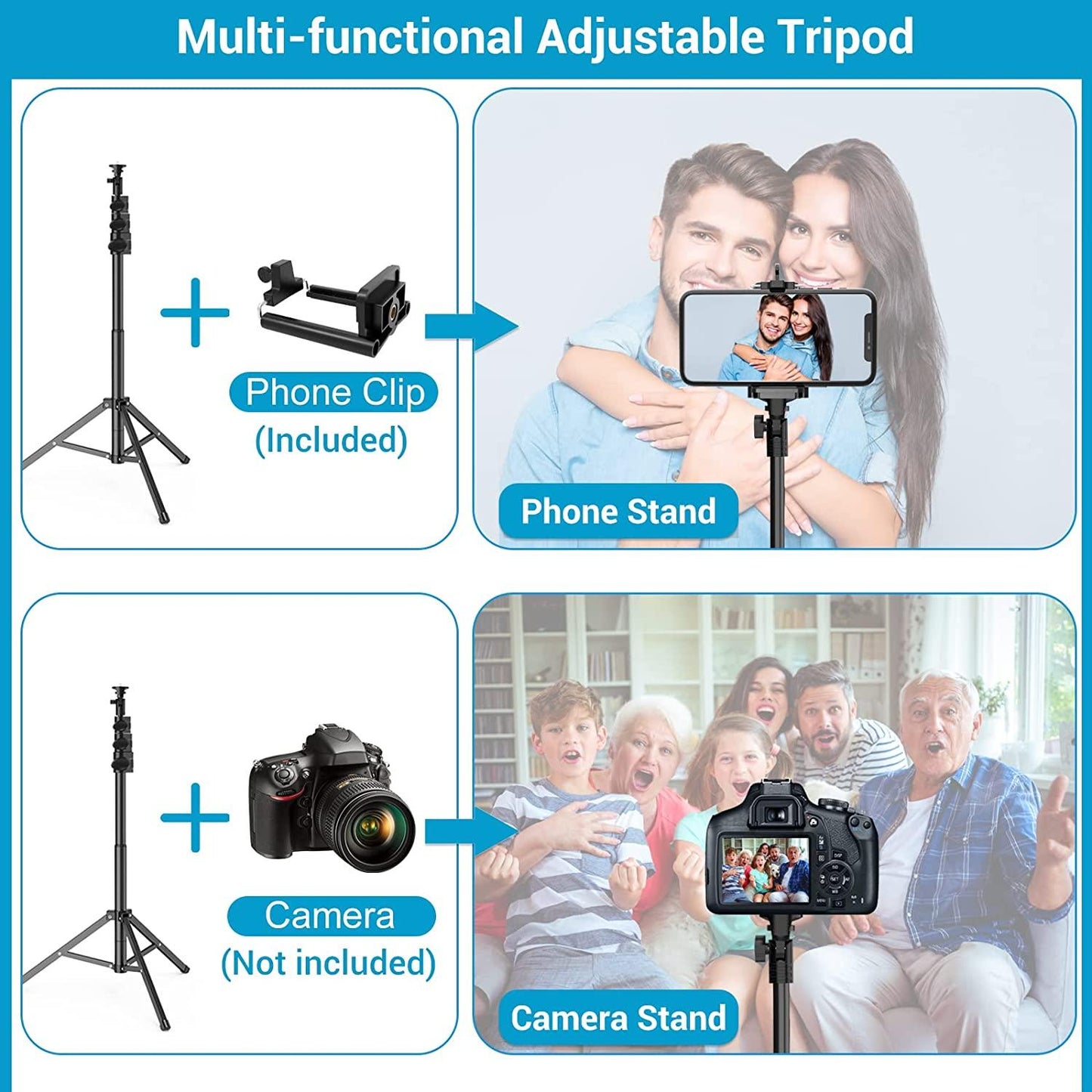 9 inch Ring Light with Stand and Phone Holder, 50" Tripod with Remote - Premium Ring Light with Stand and Phone Holder from MyDepot - Just $33.98! Shop now at Concordia Style Boutique