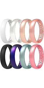 ThunderFit Silicone Wedding Rings for Men, Breathable Step Edge 2 Layer - 10mm Width - 2.3mm Thick - Premium ring from Concordia Style Boutique - Just $15.04! Shop now at Concordia Style Boutique
