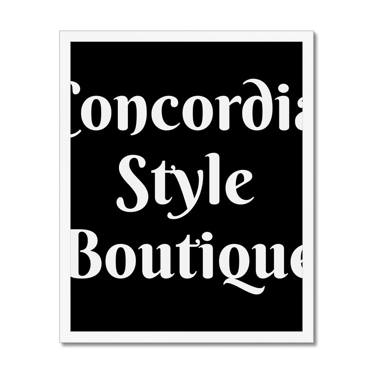Concordia Style Boutique Budget Framed Poster