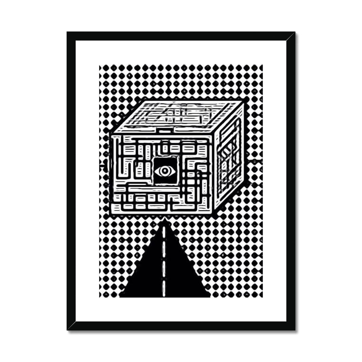 The Cube Framed & Mounted Print