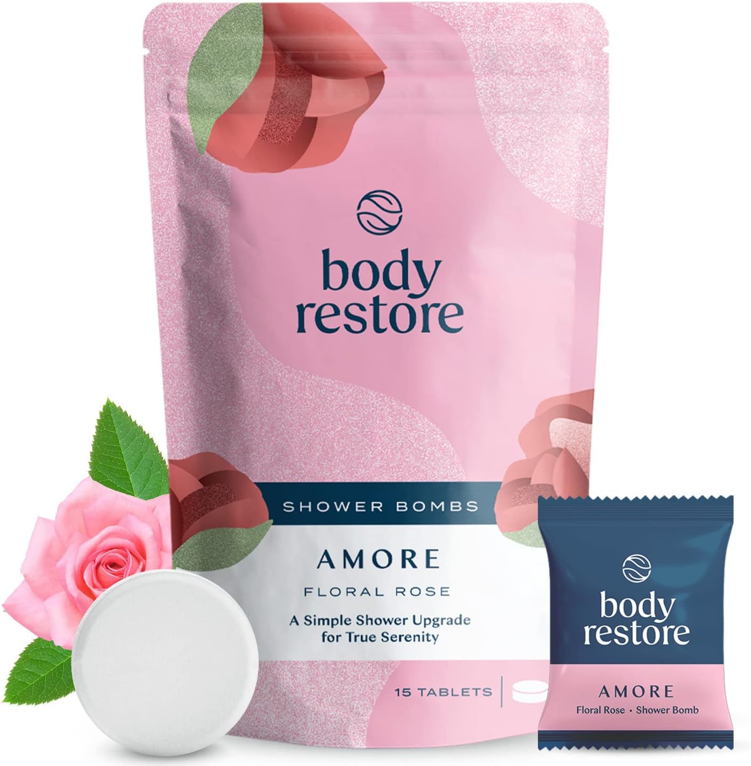 Shower Steamers Aromatherapy 15 Count - Christmas Gifts Stocking Stuffers, Relaxation Birthday Gifts for Women and Men, Stress Relief and Luxury Self Care, Eucalyptus Shower Bath Bombs - BodyRestore - Premium  from Concordia Style Boutique - Just $42.33! Shop now at Concordia Style Boutique