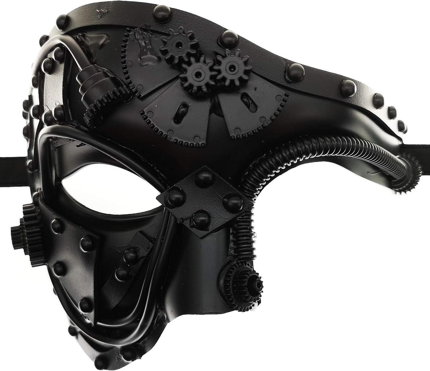 Ubauta Steampunk Metal Cyborg Venetian Mask, Masquerade Mask For Halloween Costume Party/Phantom Of The Opera/Mardi Gras Ball - Premium Masks from Concordia Style Boutique - Just $24.68! Shop now at Concordia Style Boutique