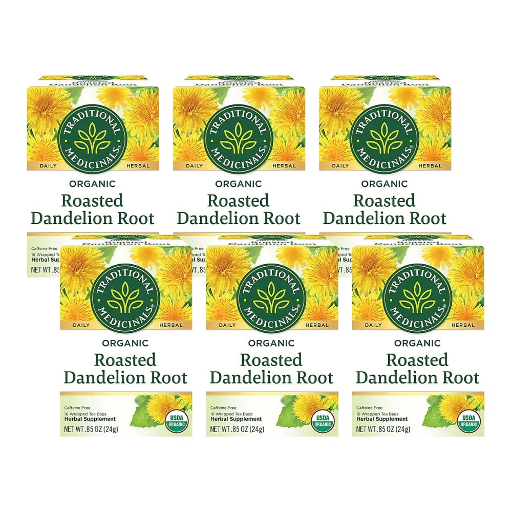 Traditional Medicinals Tea, Organic Dandelion Leaf & Root, Supports Kidney Function & Healthy Digestion, 16 Tea Bags - Premium tea from Concordia Style Boutique - Just $4.88! Shop now at Concordia Style Boutique