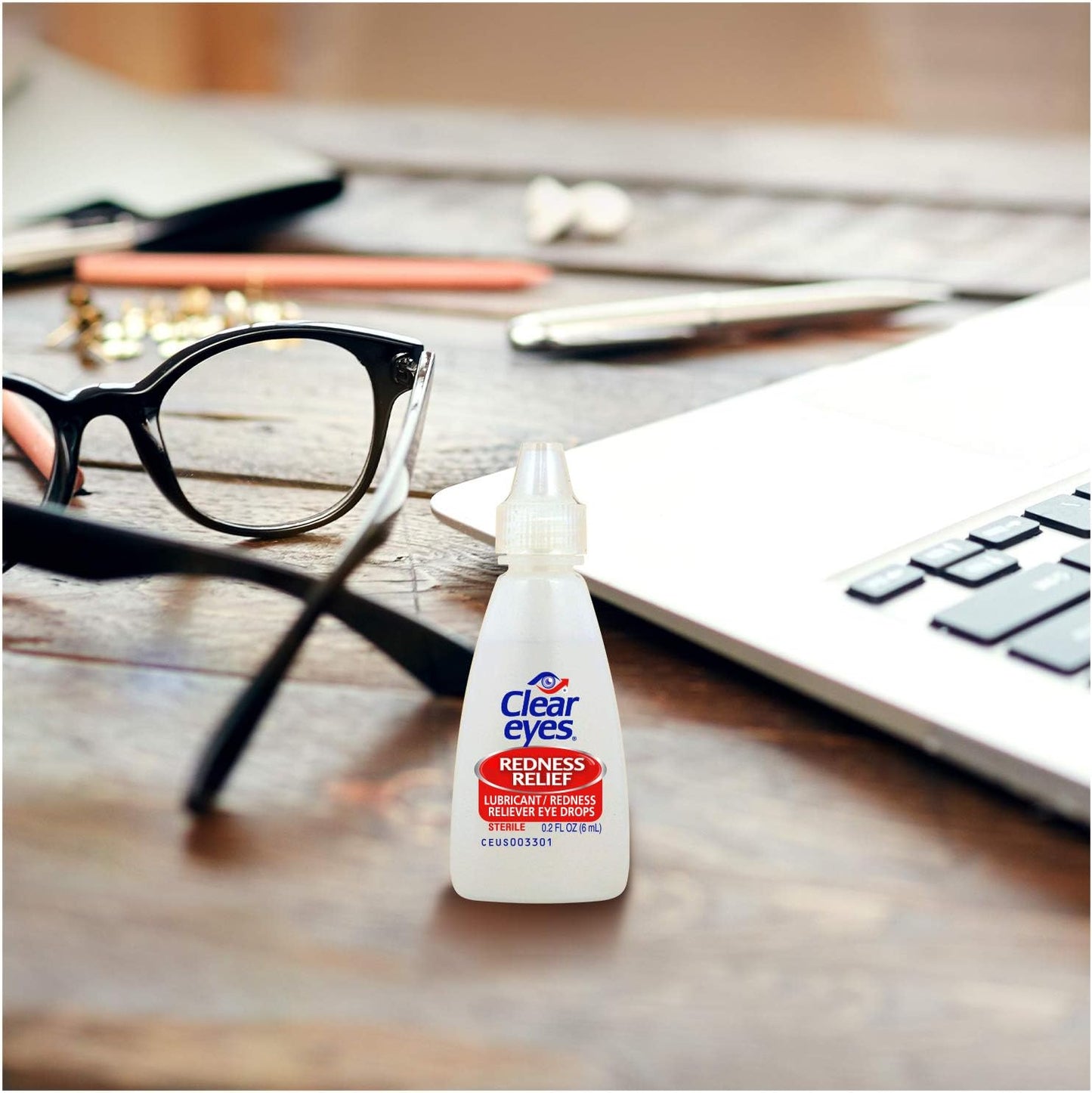 Clear Eyes Redness Eye Relief Eye Drops, Relieves Redness & Calms Irritation, 0.2 Fl Oz - Premium Eye Drops from Concordia Style Boutique - Just $6.49! Shop now at Concordia Style Boutique
