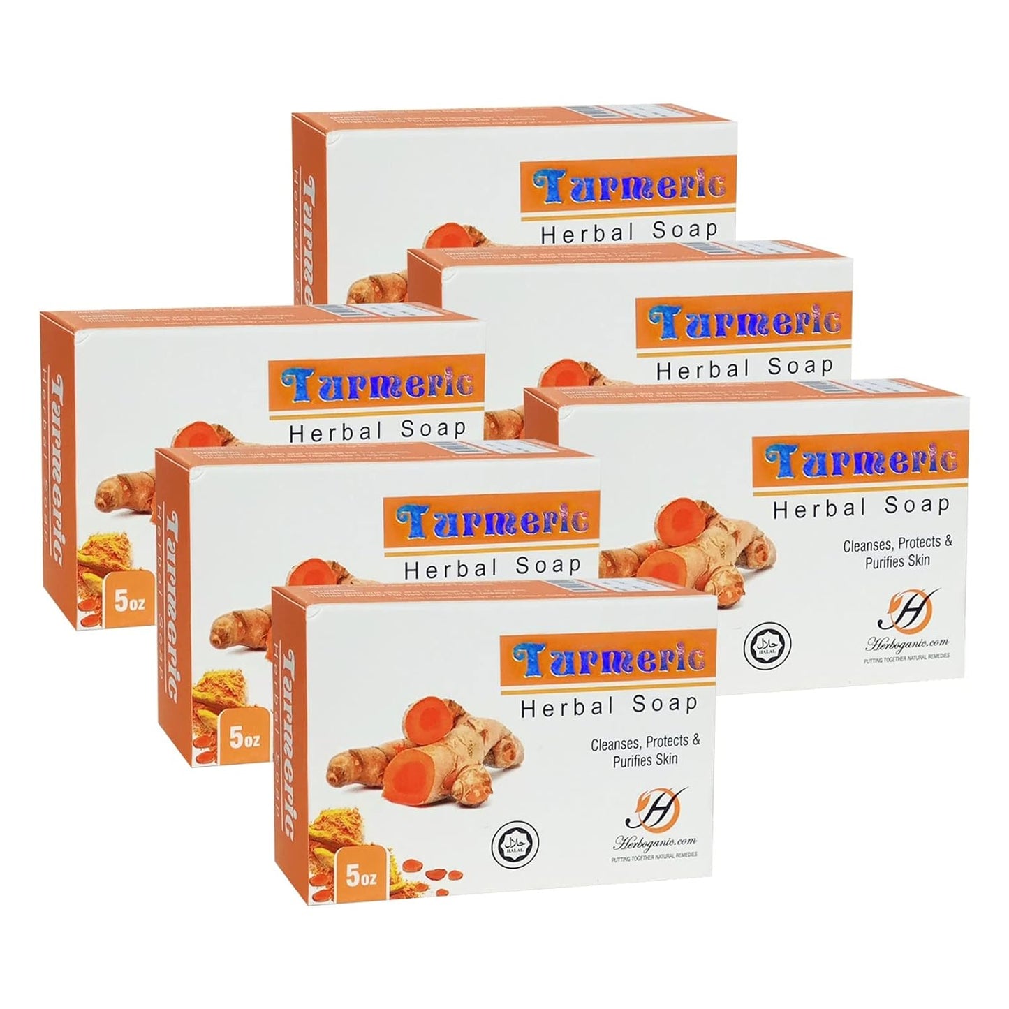 Turmeric Herbal Soap & a Lot More | For Cleansing & Moisturization | 5 Ounces Large Bar ((Pack of 1) - Premium soap from Concordia Style Boutique - Just $9.89! Shop now at Concordia Style Boutique