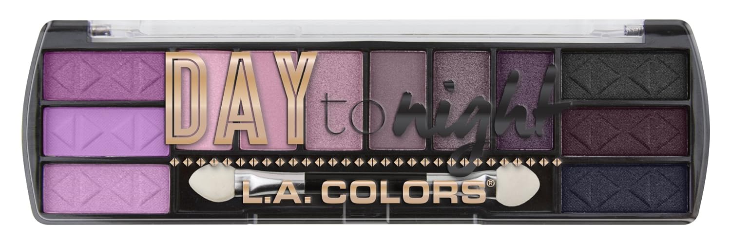 L.A. COLORS Day To Night 12 Color Eyeshadow Palette, Sundown, 0.28 oz. (CES430), Powder - Premium eye shadow pallete from Concordia Style Boutique - Just $9.68! Shop now at Concordia Style Boutique