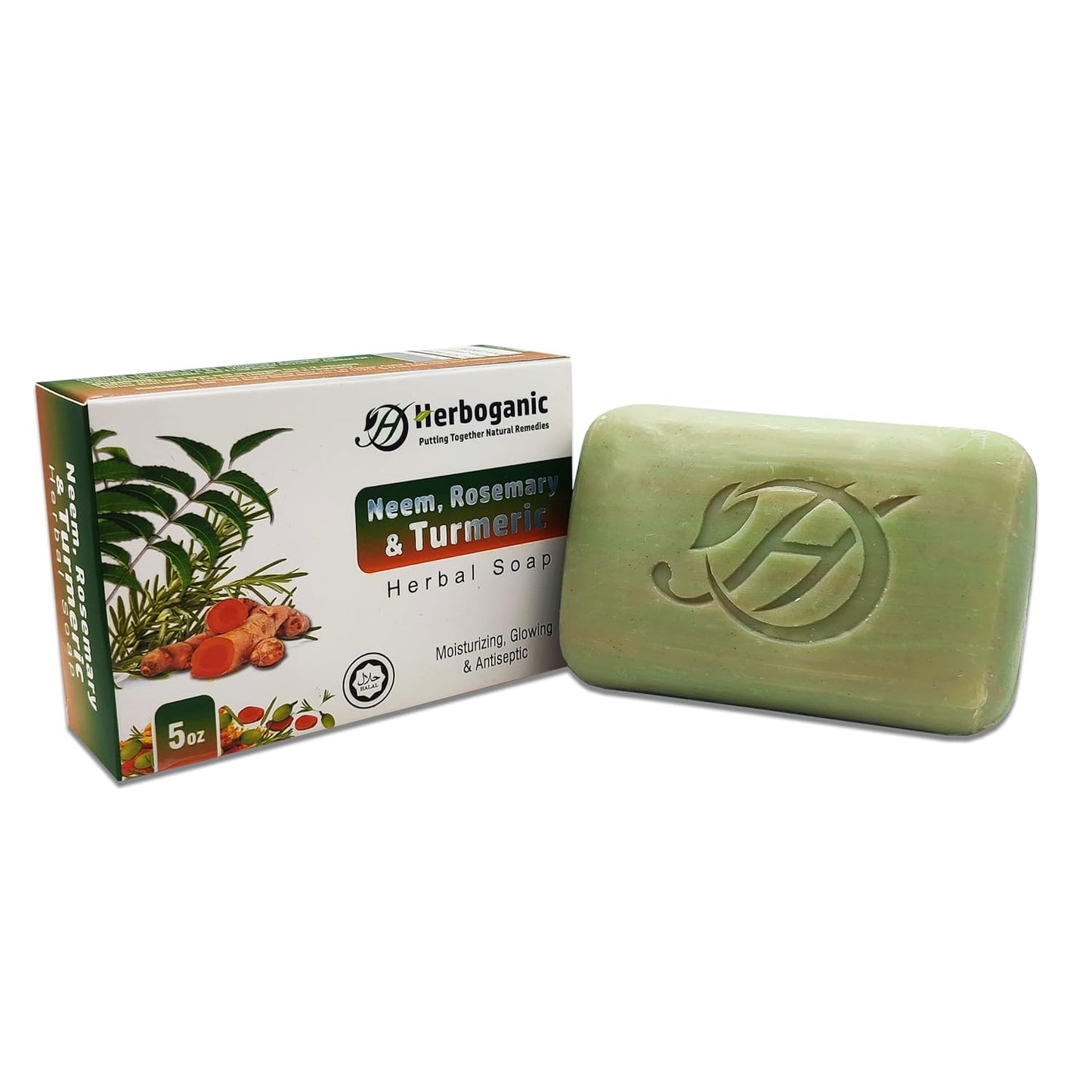 Turmeric Herbal Soap & a Lot More | For Cleansing & Moisturization | 5 Ounces Large Bar ((Pack of 1) - Premium soap from Concordia Style Boutique - Just $9.89! Shop now at Concordia Style Boutique