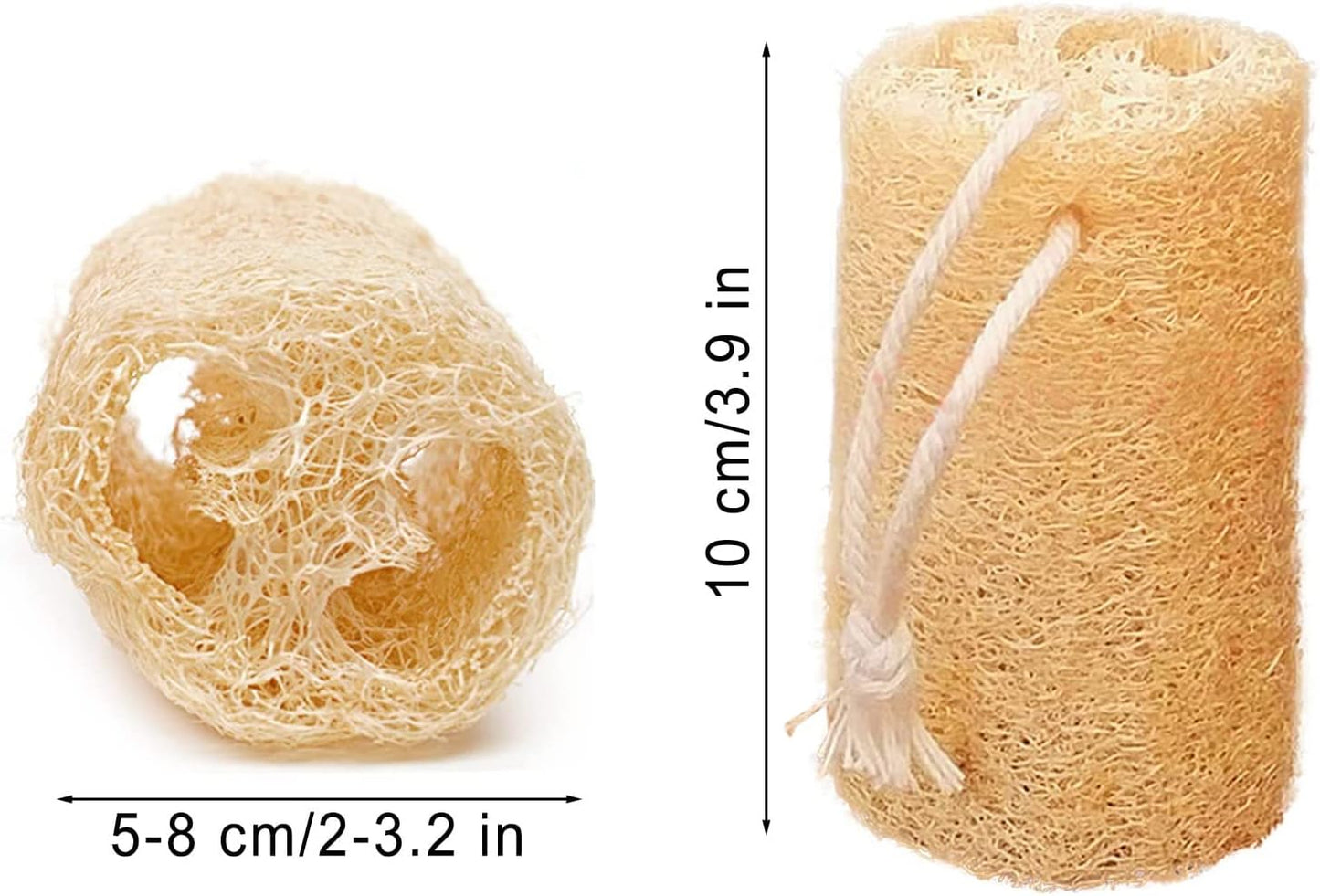 Natural Loofah Dish Sponge (4 Pcs) Scrubber for Kitchen Body Scrubber -100% Biodegradable Compostable Dishwashing Scouring Pad Zero Waste Plastic Free Eco Friendly Sustainable Silicone Unbleached - Premium Loofah Dish Sponge from Concordia Style Boutique - Just $13.70! Shop now at Concordia Style Boutique