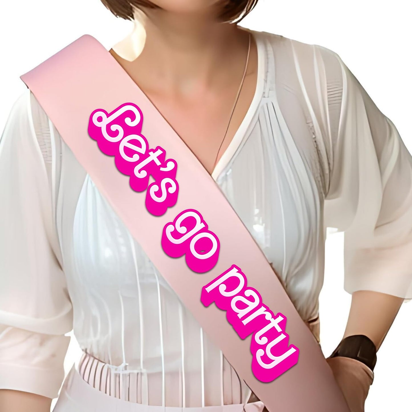 SonaGear Custom Lets Go Party Sash and President Sash. Perfect for Celebrations and Events - Premium Sashes from Concordia Style Boutique - Just $18.77! Shop now at Concordia Style Boutique