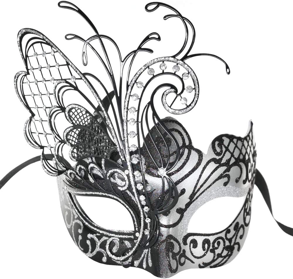 Ubauta Masquerade Mask For Women Venetian Mask/Halloween/Party/Ball Prom/Mardi Gras/Wedding/Wall Decoration (Purple Butterfly) - Premium Masks from Concordia Style Boutique - Just $21.94! Shop now at Concordia Style Boutique