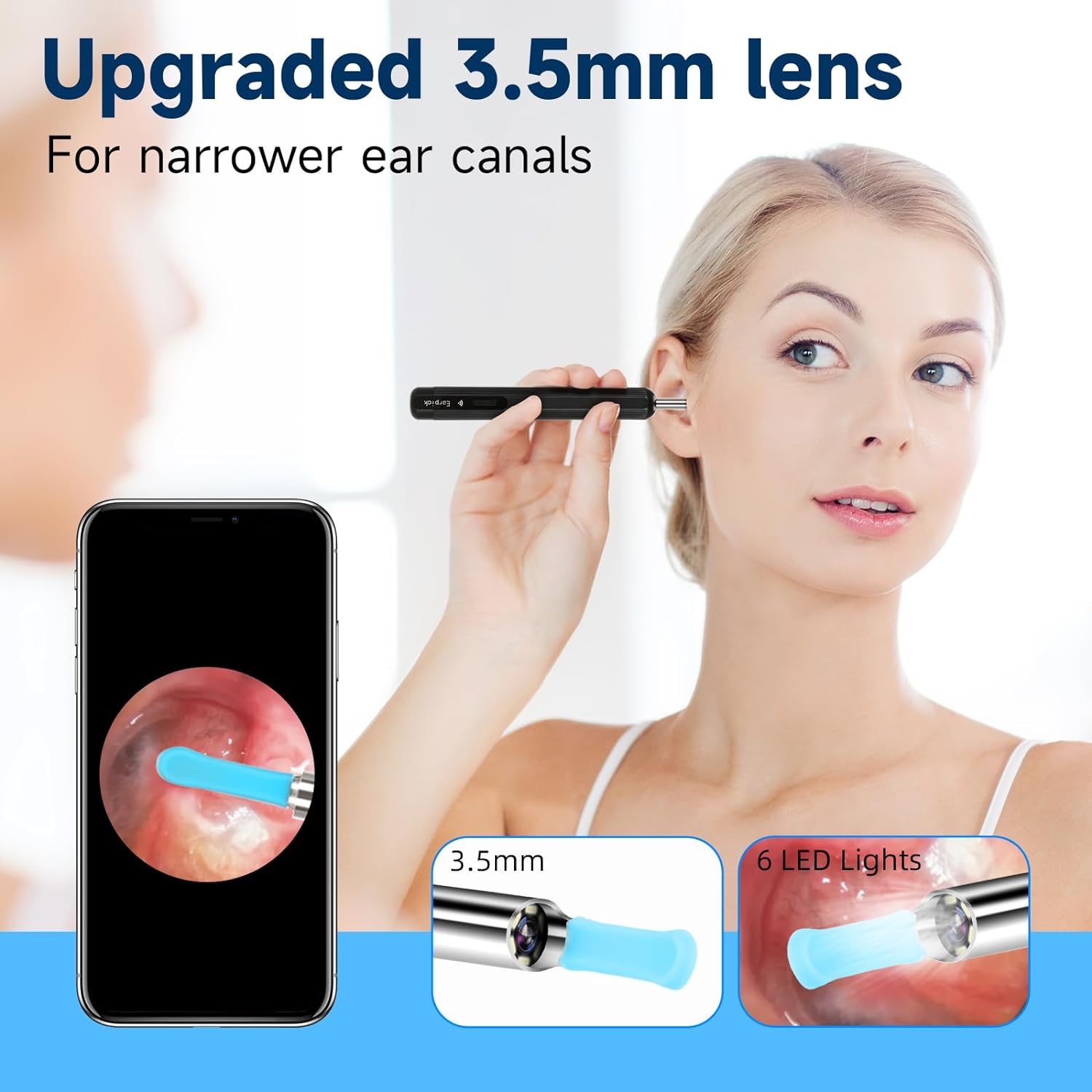 NiceBirdie Ear Wax Removal Tool, Ear Cleaner with Camera and Light Ear Cleaner - Earwax Removal kit Smart Visible Earwax Removal Tools for Kids and Adults - Premium Ear Wax Removal Tool from Concordia Style Boutique - Just $26.49! Shop now at Concordia Style Boutique