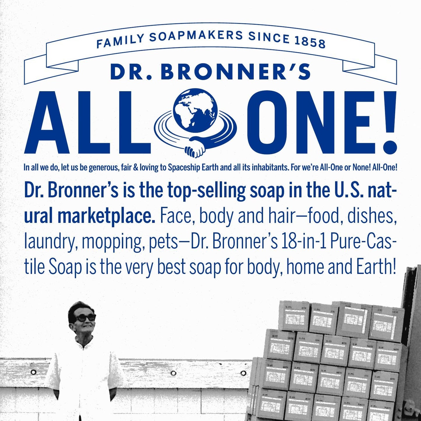 Dr. Bronner's - Pure-Castile Liquid Soap (Lavender, 8 ounce) - Made with Organic Oils, 18-in-1 Uses: Face, Body, Hair, Laundry, Pets and Dishes, Concentrated, Vegan, Non-GMO - Premium  from Concordia Style Boutique - Just $12.28! Shop now at Concordia Style Boutique