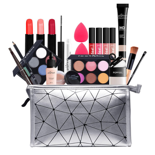 All-in-One Holiday Gift Makeup Set Cosmetic Essential Starter Bundle Include Eyeshadow Palette Lipstick Concealer Blush Mascara Foundation Face Powder - Makeup Kit for Women Full Kit - Premium Makeup Sets from Concordia Style Boutique - Just $32.53! Shop now at Concordia Style Boutique