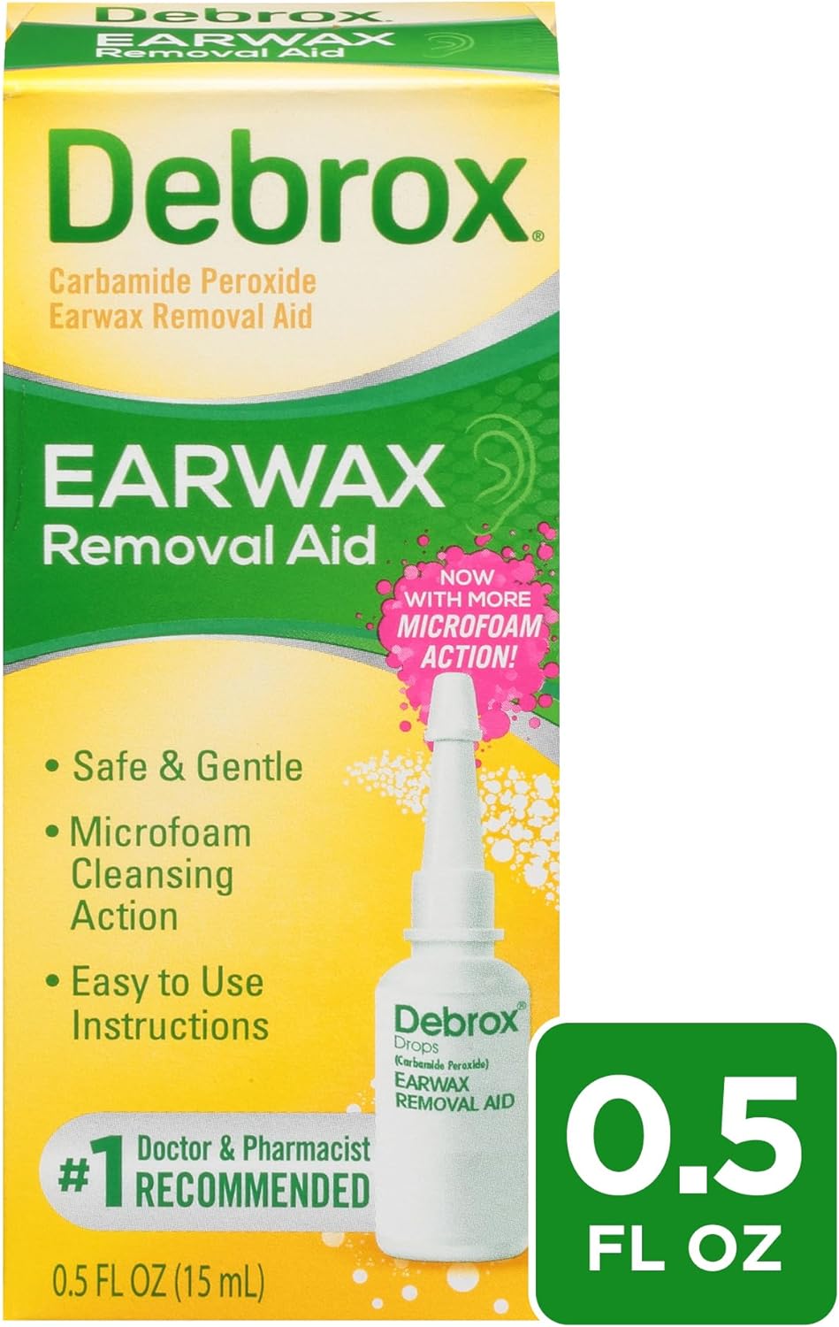 Debrox Earwax Removal Aid, 0.5 oz Earwax Removal Drops - Premium Earwax Removal from Concordia Style Boutique - Just $12.78! Shop now at Concordia Style Boutique